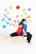 誕生日にお兄ちゃんと弟